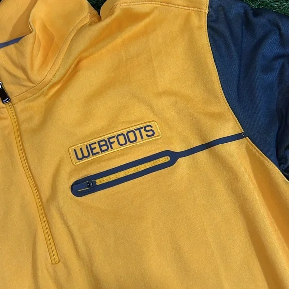 Nike Oregon Ducks “Webfoot” 1/4 Zip Dri-Fit Pullover - Picture 2 of 6